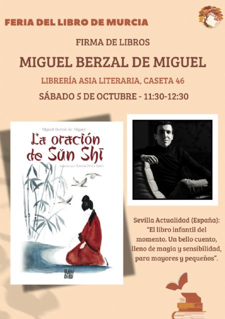 El madrileño Miguel Berzal de Miguel en la Feria del Libro de Murcia - 1, Foto 1