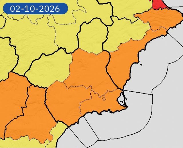 Águilas en Alerta Naranja por lluvias mañana Águilas en Alerta Naranja por lluvias mañana