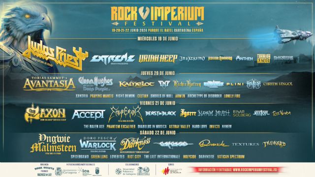 Rock Imperium suma cinco bandas a su programación y distribuye su cartel por días - 1, Foto 1