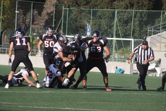 Importante victoria de Murcia Cobras frente a Black Demons por un apretado 39-34 - 1, Foto 1