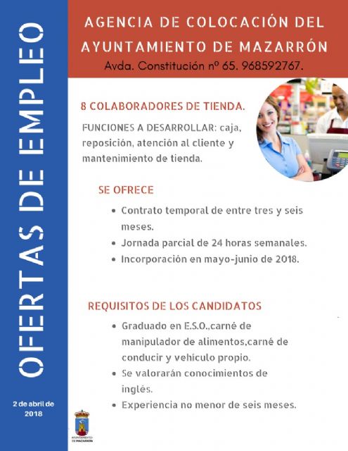 La agencia municipal oferta 8 nuevos empleos - 1, Foto 1