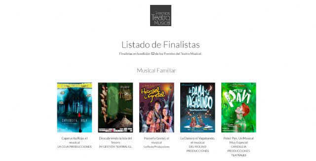 El musical La Dama y el Vagabundo finalista como mejor musical familiar en los prestigiosos Premios del Teatro Musical - 1, Foto 1