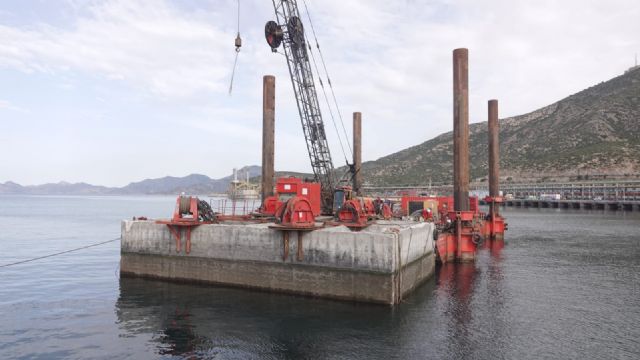 Avanzan a buen ritmo las obras de ampliación y mejora del muelle destinado a la carga de gas natural licuado en Escombreras - 3, Foto 3