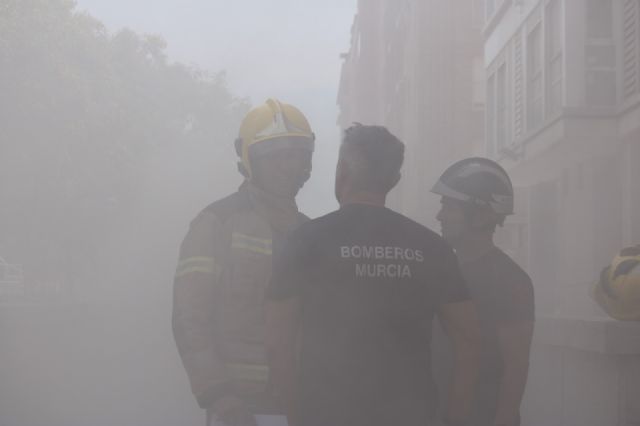 Los Bomberos de Murcia reciben formación operativa sobre incendios en sótanos y apuntalamientos de emergencia en viviendas sociales del municipio - 4, Foto 4