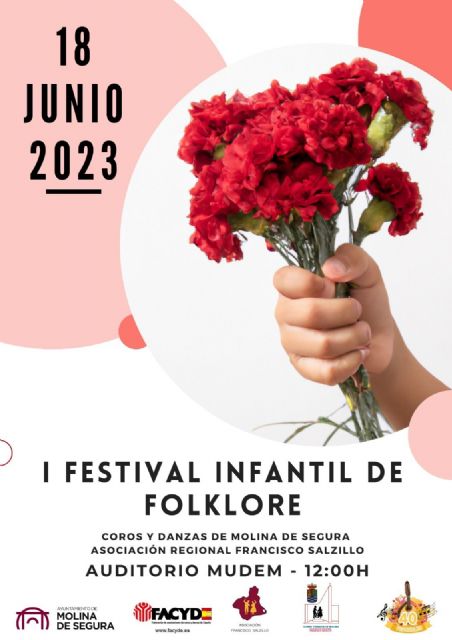 El primer Festival Infantil de Folklore de Molina de Segura se celebra el domingo 18 de junio en el Auditorio Virginia Martínez Fernández - 1, Foto 1