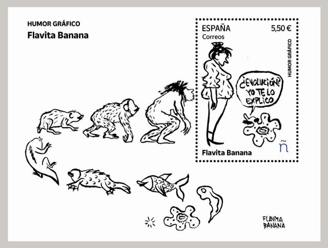 Correos emite un sello dedicado a la artista de humor gráfico Flavita Banana - 1, Foto 1