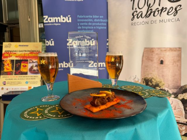 Tapería Mimo´s, ganador de las cuartas Jornadas Gastronómicas del Pimentón Murciano D.O.P con una carrillada en salsa Oporto sobre base de crespillo Tapería Mimo´s, ganador de las cuartas Jornadas Gastronómicas del Pimentón Murciano D.O.P con una carrillada en salsa Oporto sobre base de crespillo