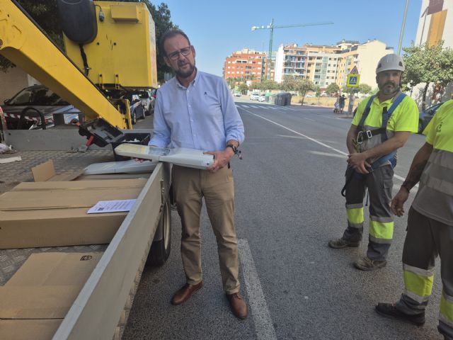 El Ayuntamiento de Murcia ha renovado 410 luminarias repartidas por las calles del centro de la ciudad en los últimos 6 meses - 1, Foto 1