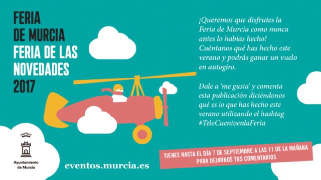 El Ayuntamiento de Murcia lanza un concurso para sobrevolar la ciudad en autogiro con motivo de las fiestas - 1, Foto 1