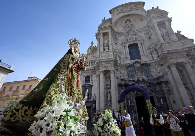 Murcia se prepara para la llegada de la Virgen de la Fuensanta Murcia se prepara para la llegada de la Virgen de la Fuensanta