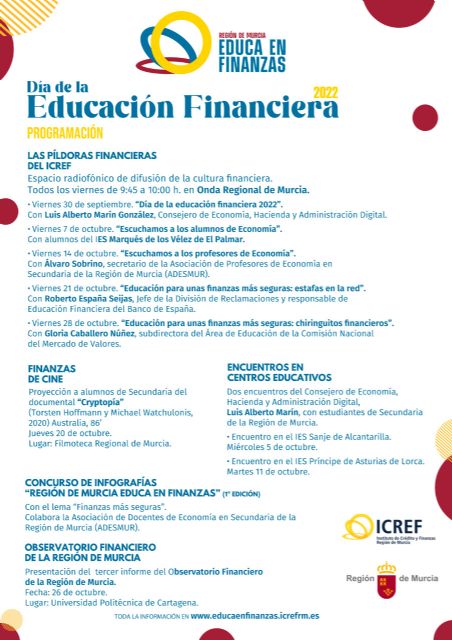 La Comunidad celebra el Día de la Educación Financiera con actividades durante todo el mes - 1, Foto 1