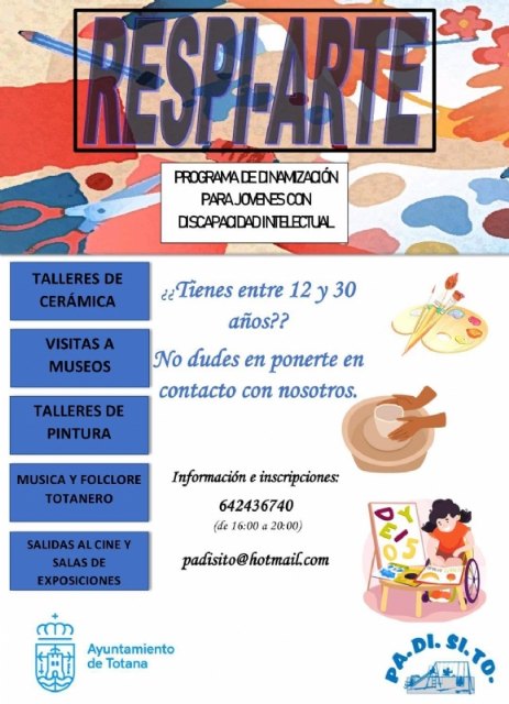 PADISITO promueve “Respi-Arte”, un programa trimestral de dinamización para jóvenes con discapacidad intelectual, Foto 2