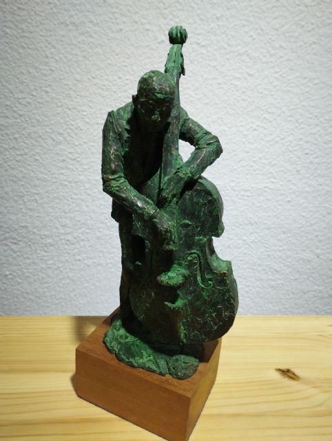 El artista murciano Manuel Páez crea una escultura para el Premio del Águilas Jazz Festival - 1, Foto 1