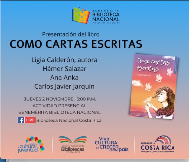 Presentación del libro ´Como Cartas Escritas´, en la Benemérita Biblioteca Nacional - 1, Foto 1