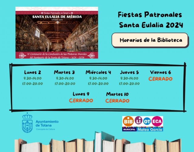 La Sala de Estudio del Centro Sociocultural La Cárcel permanecerá abierta durante las fiestas de Santa Eulalia a excepción del día 8 de diciembre - 1, Foto 1