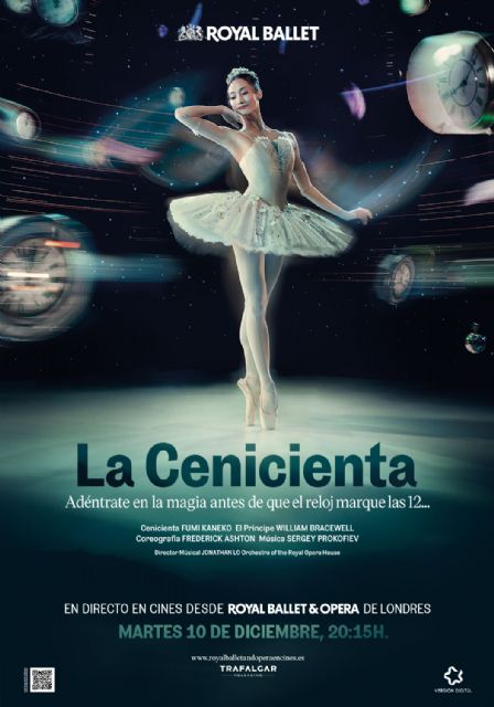 La magia de La Cenicienta del Royal Ballet llega esta Navidad a cines murcianos - 3, Foto 3