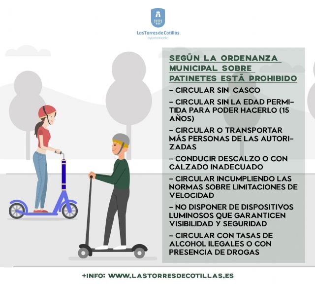 La Concejalía de Movilidad comienza una campaña informativa sobre el uso del patinete - 1, Foto 1