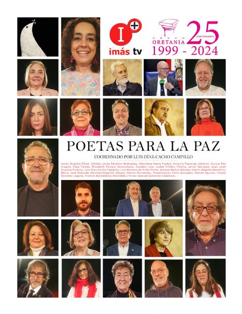 El Grupo Oretania e Imás Tv organizan el recital Poetas para la paz, coordinado por Luis Díaz-Cacho y la participación de poetas de la región - 1, Foto 1