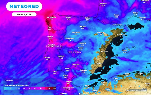 Meteored avisa de la llegada de un río atmosférico a España en plenas Cabalgatas - 1, Foto 1