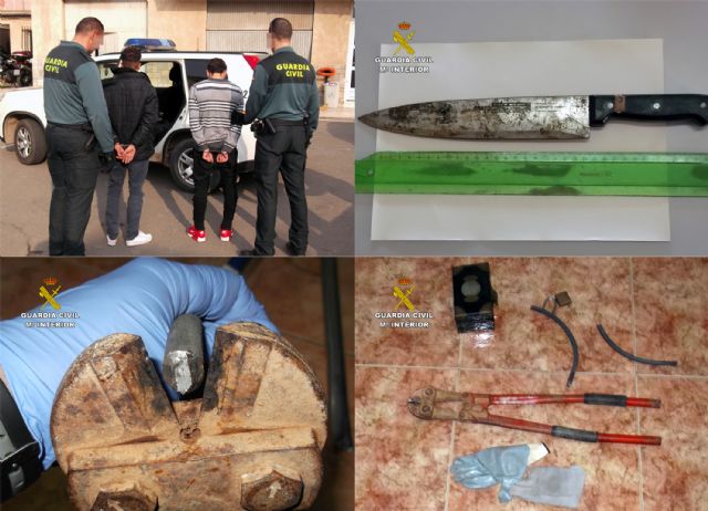 La Guardia Civil detiene a tres experimentados delincuentes por atracos en comercios y robos con fuerza - 3, Foto 3