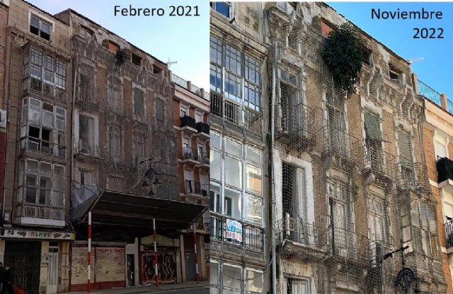 Edificio protegido en Cartagena con árbol creciendo en su fachada desde hace años - 1, Foto 1