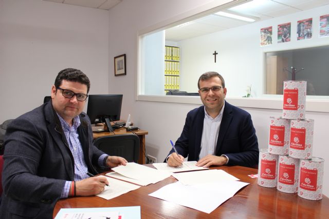 Una hucha solidaria con Cáritas en los comercios de Murcia - 1, Foto 1