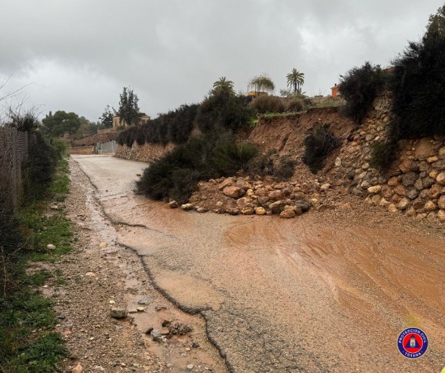 Numerosas incidencias en Totana debido a las intensas lluvias, Foto 1