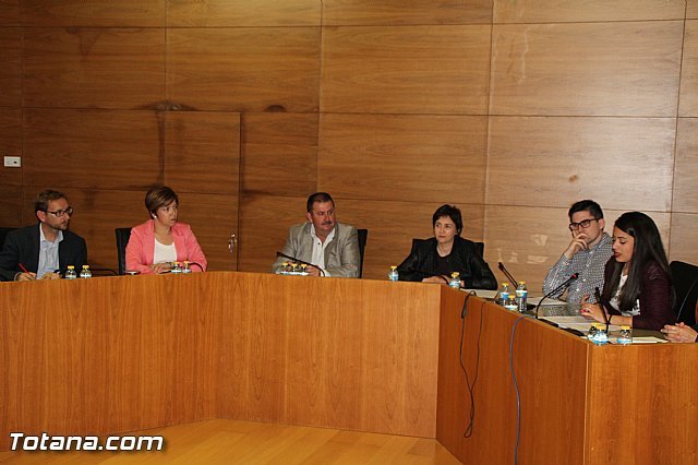 Los concejales del PSOE en el Pleno de Abril, Foto 1