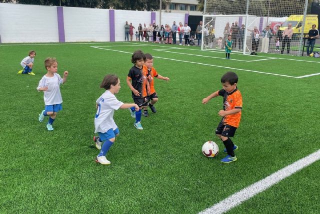 E.F. Santa Ana, E.F. San Ginés 82, A.D. Codelpa La Palma, Evangélico F.C. y E.F. Torre Pacheco cerca del ´play off´ al título de infantil F11 - 1, Foto 1