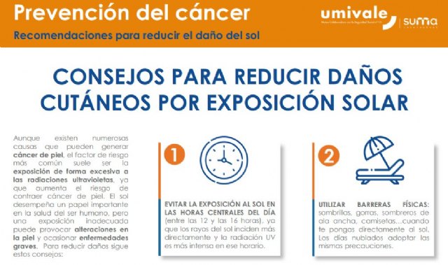 AECC Valencia y Umivale lanzan una campaña informativa para la detección precoz de cáncer de piel - 1, Foto 1