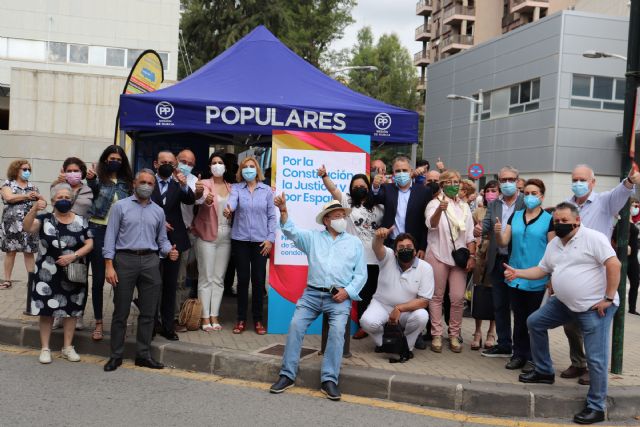 El PP arranca la campaña de firmas en defensa de la unidad de España y contra los indultos con más de 150 puntos de recogida en toda la Región - 1, Foto 1