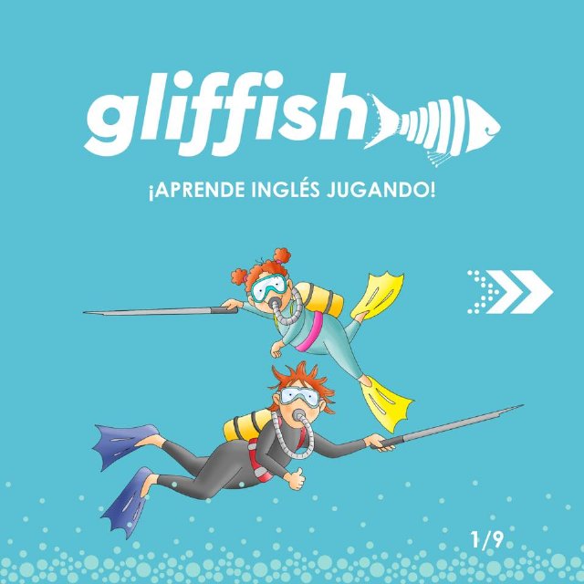 Glifing lanza Gliffish para aprender inglés - 1, Foto 1