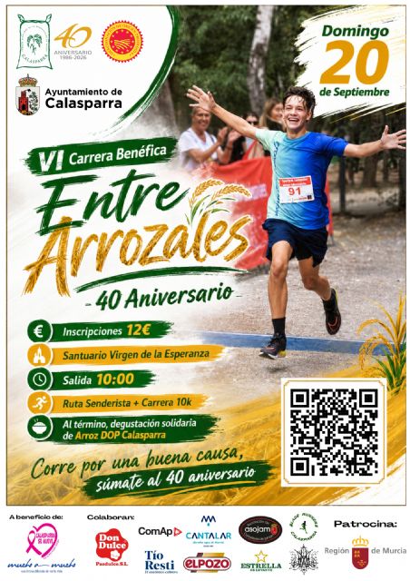 Presentada la VI Carrera Benéfica 'Entre Arrozales', que se celebrará el 20 de septiembre Presentada la VI Carrera Benéfica 'Entre Arrozales', que se celebrará el 20 de septiembre