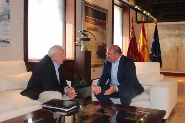 El jefe del Ejecutivo regional se reúne con el presidente del Consejo de la Transparencia de la Región de Murcia - 1, Foto 1