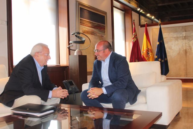 El jefe del Ejecutivo regional se reúne con el presidente del Consejo de la Transparencia de la Región de Murcia - 2, Foto 2