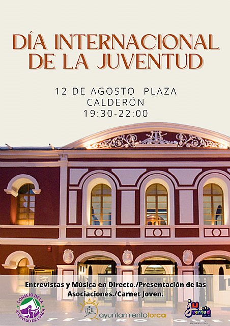 El Consejo de la Juventud de Lorca celebra el Día de la Juventud con música y actividades en la plaza Calderón de la Barca - 1, Foto 1