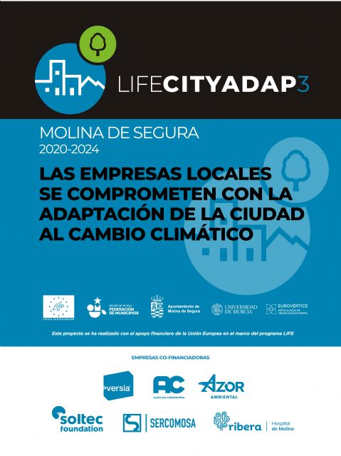 El Ayuntamiento de Molina de Segura reconoce la colaboración de empresas locales en el proyecto europeo LIFE CITYAdaP3 de adaptación al cambio climático - 1, Foto 1