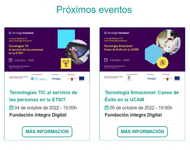 Concluyen los seminarios web de Integra sobre tecnología emocional con dos nuevas sesiones esta semana - 1, Foto 1