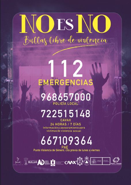 Campaña No es No. Bullas libre de violencia en las Fiestas Patronales - 1, Foto 1