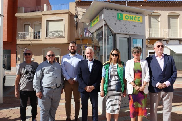 La ONCE presenta en Mazarrón su nuevo quiosco accesible y ecológico - 1, Foto 1