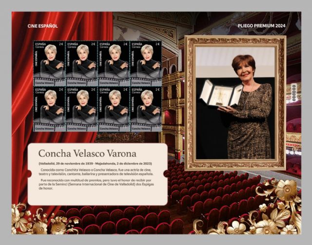 Correos presenta en Valladolid un sello dedicado a Concha Velasco - 1, Foto 1