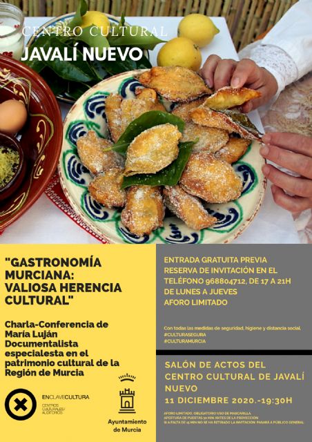 Conferencia Gastronomía murciana: valiosa herencia cultural por la documentalista María Luján - 1, Foto 1