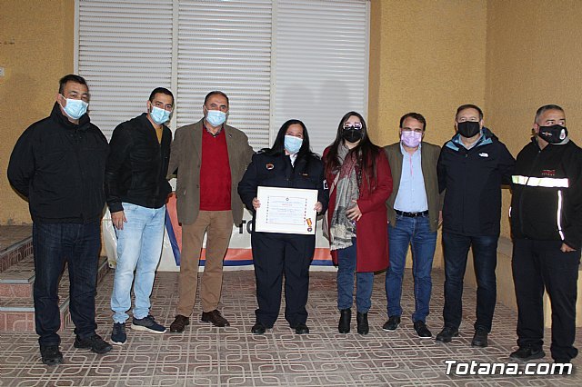 La Agrupación de Protección Civil realiza un reconocimiento a la voluntaria María Jesús Sánchez Lorenzo por sus más de 25 años de servicio - 1, Foto 1