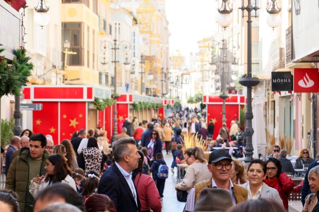 El alcalde de Lorca inaugura el Mercado Navideño - 1, Foto 1