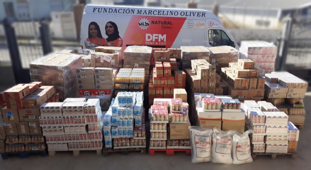 Fundación Marcelino Oliver saca su lado más solidarios donando más de 16.000 kilos de alimentos estas navidades - 1, Foto 1