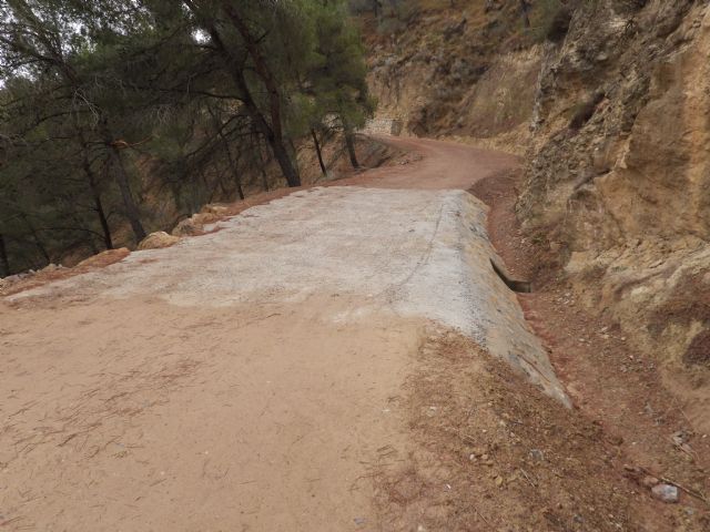 La Comunidad mejora el drenaje del camino forestal Los Puros en El Valle - 1, Foto 1