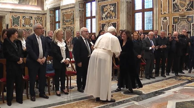 El Papa recibe a una amplia representación de la UCAM encabezada por su presidenta - 1, Foto 1