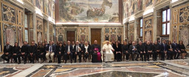 El Papa recibe a una amplia representación de la UCAM encabezada por su presidenta - 3, Foto 3