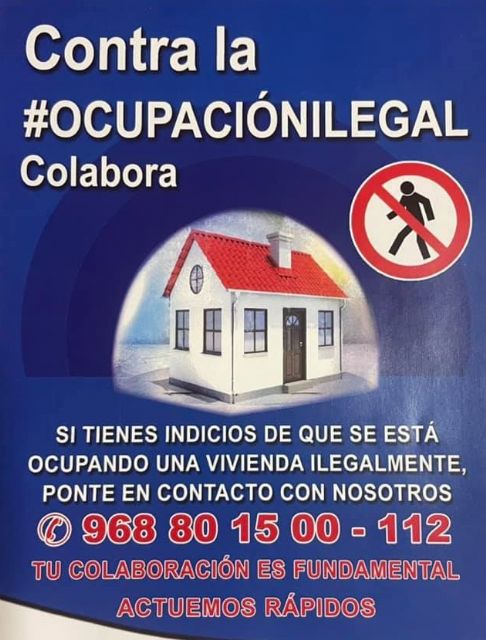 La Policía Local de Alcantarilla pide la colaboración ciudadana para frenar la ocupación ilegal de viviendas - 2, Foto 2