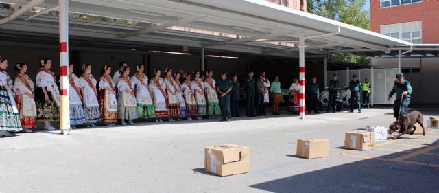 La Reina de la Huerta 2018 y sus damas de honor visitan las instalaciones de la Guardia Civil de Murcia - 2, Foto 2